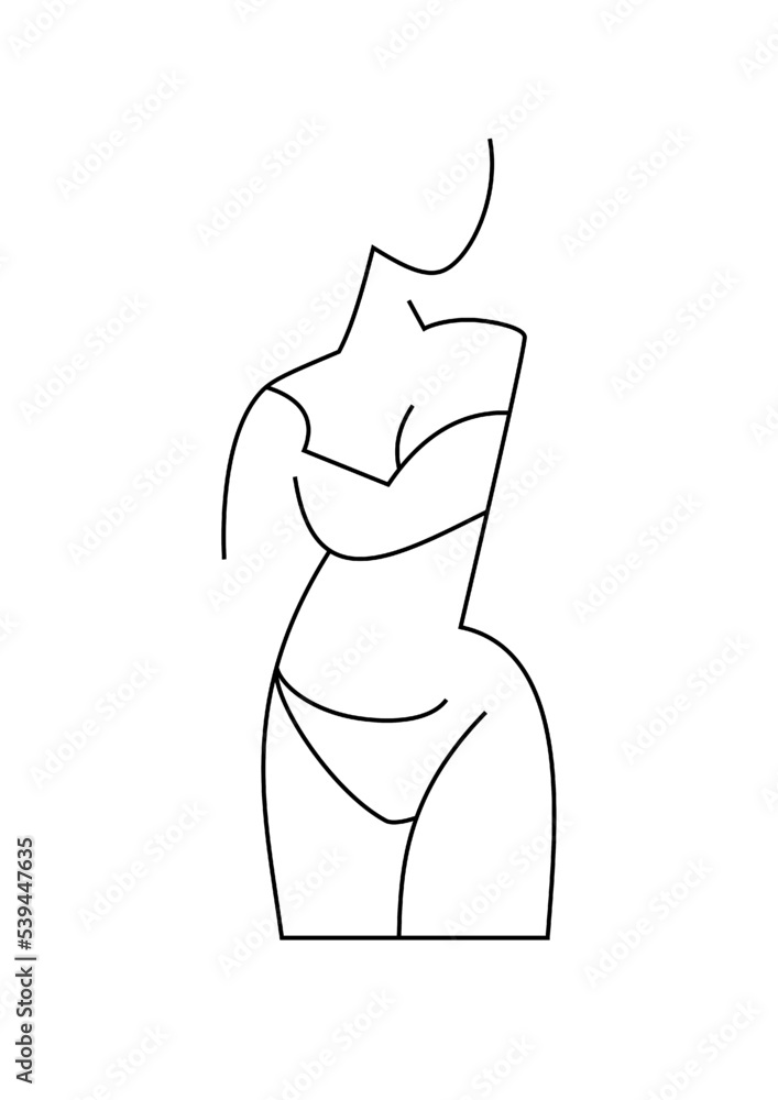 line-art-of-a-female-body-in-underwear-minimalist-contour-drawing-for