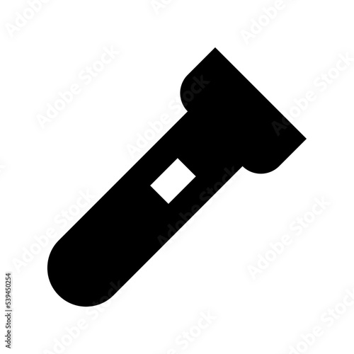 Torch Light Flat Vector Icon