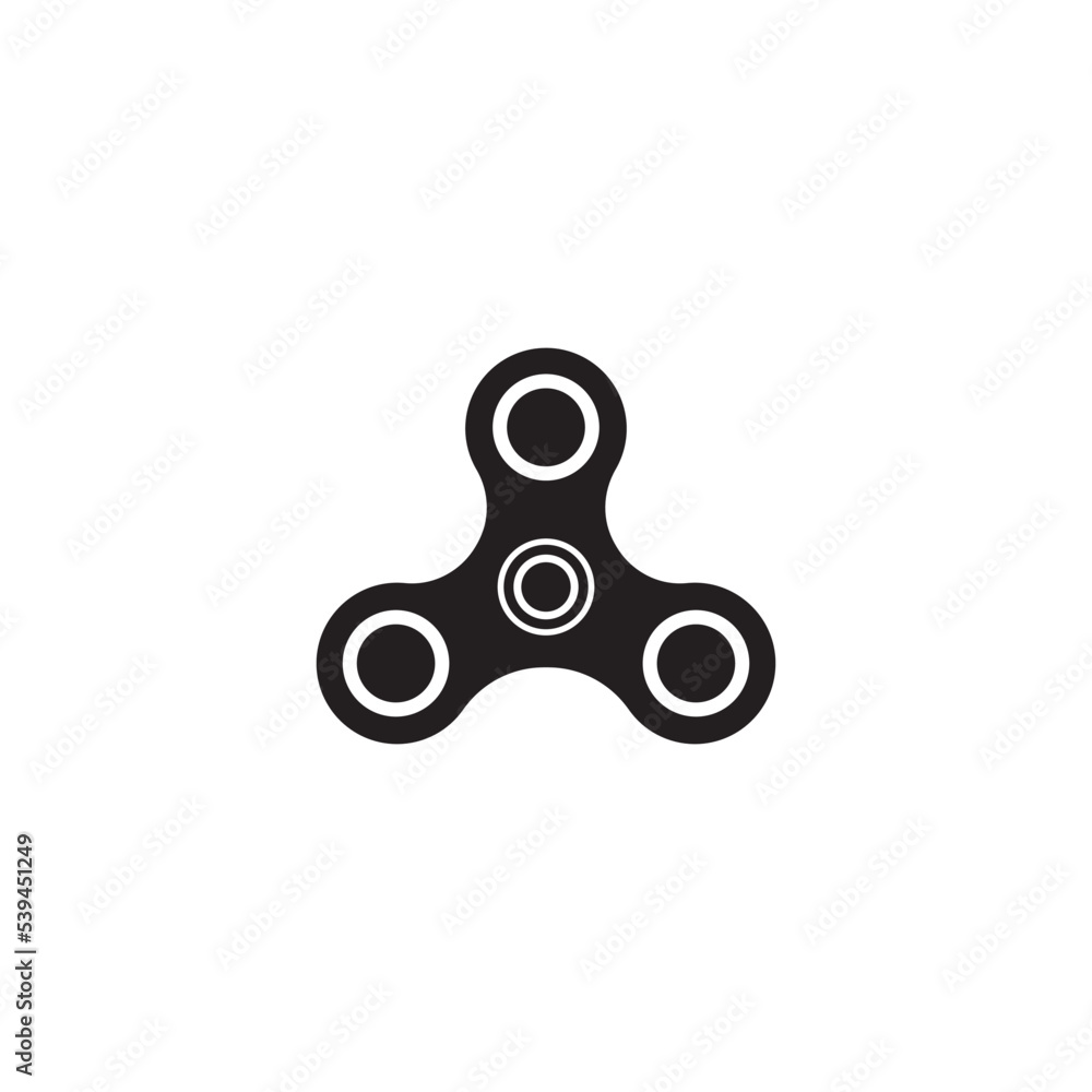 fidget spinner icon vector fidget spinner icon vector