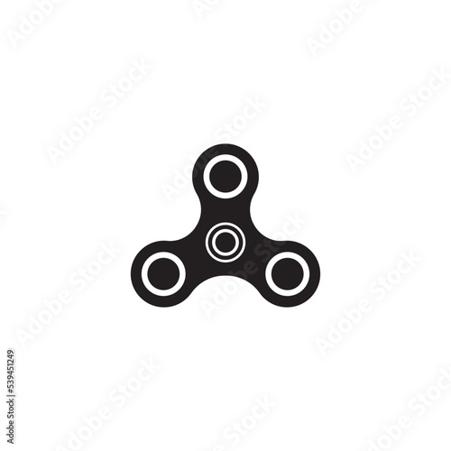 fidget spinner icon vector
