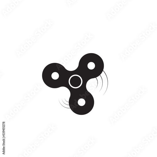 fidget spinner icon vector