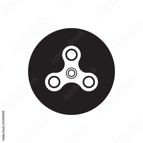 fidget spinner icon vector