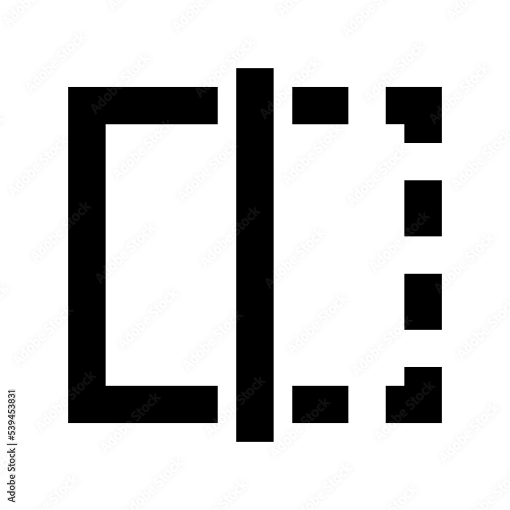 Square Layout Flat Vector Icon Square Layout Flat Vector Icon