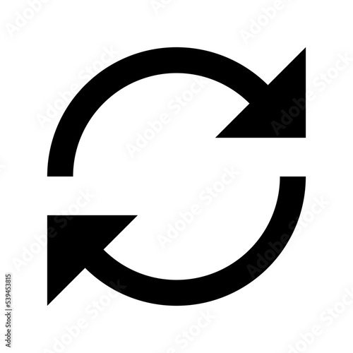 Free Download Synchronization Flat Vector Icon - GFXLoad