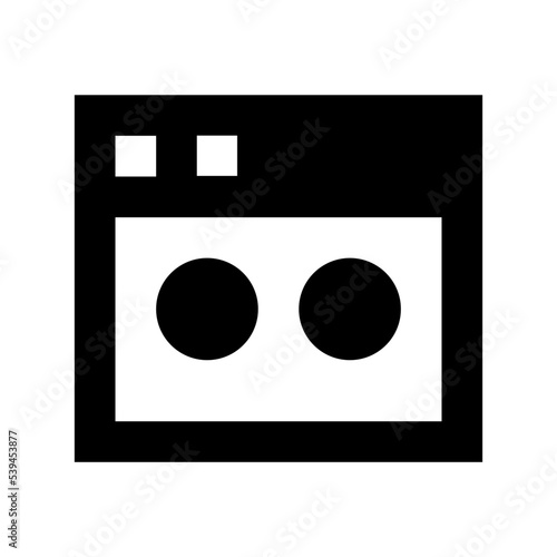 Cassette Flat Vector Icon