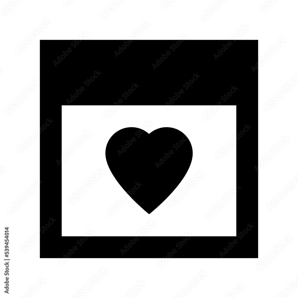 Heart Flat Vector Icon Heart Flat Vector Icon