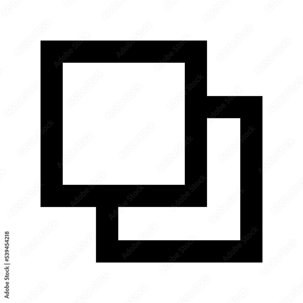 Two Documents Flat Vector Icon Two Documents Flat Vector Icon