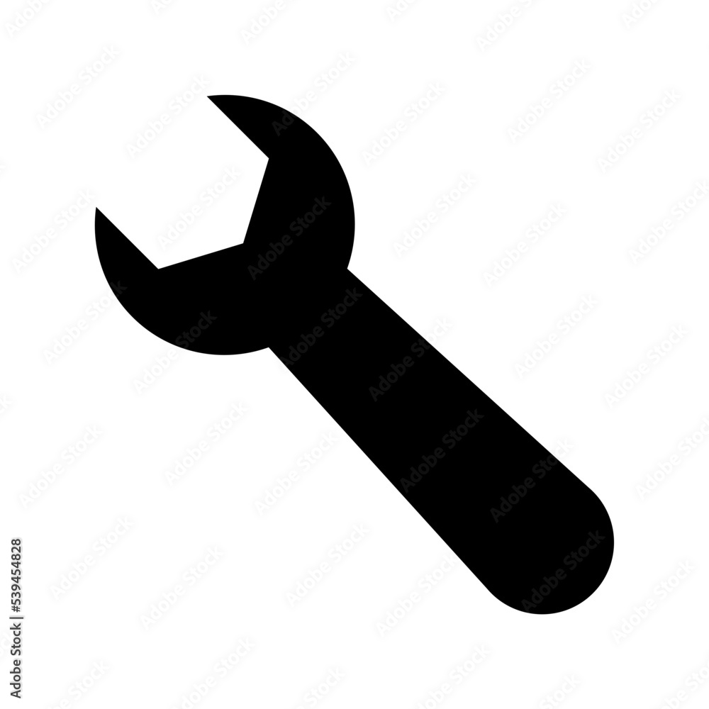 Wrench Flat Vector Icon Wrench Flat Vector Icon