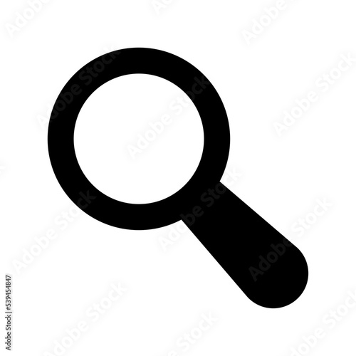 Magnifying Flat Vector Icon