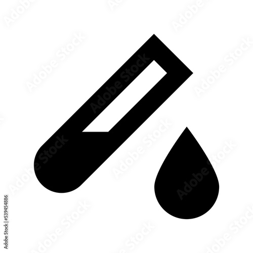 Test Tube Flat Vector Icon