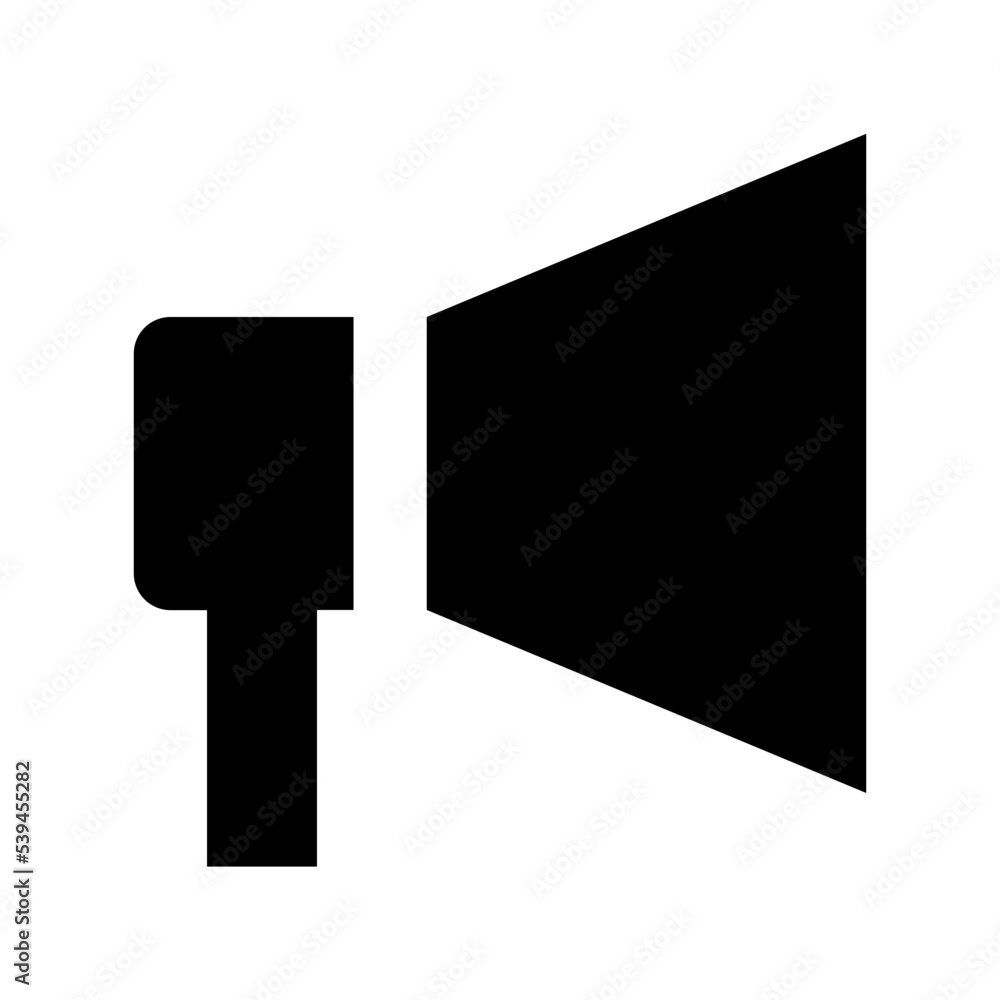 Bullhorn Flat Vector Icon Bullhorn Flat Vector Icon