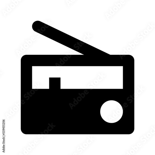 Radio Flat Vector Icon
