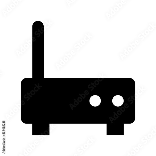 Wifi Router Flat Vector Icon