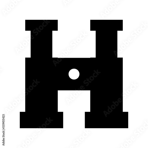 Binocular Flat Vector Icon