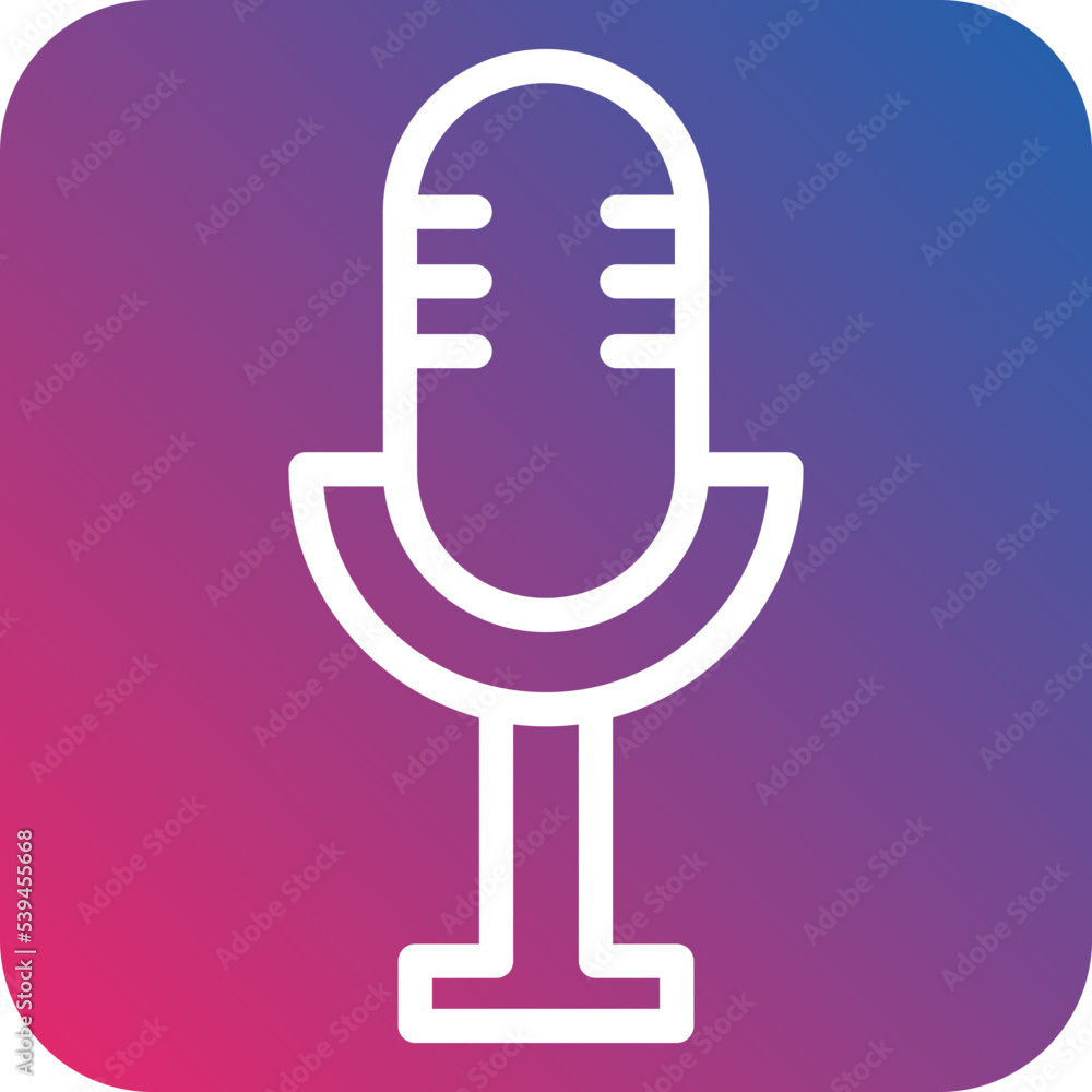 Microphone Icon Style Microphone Icon Style