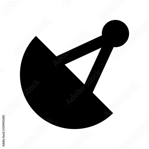 Satellite Dish Flat Vector Icon