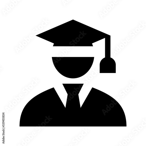 Scholar Avatar Flat Vector Icon
