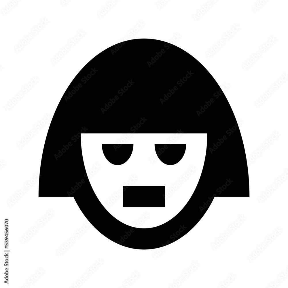 Little Girl Flat Vector Icon Little Girl Flat Vector Icon
