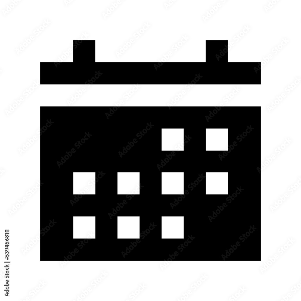Calendar Flat Vector Icon Calendar Flat Vector Icon