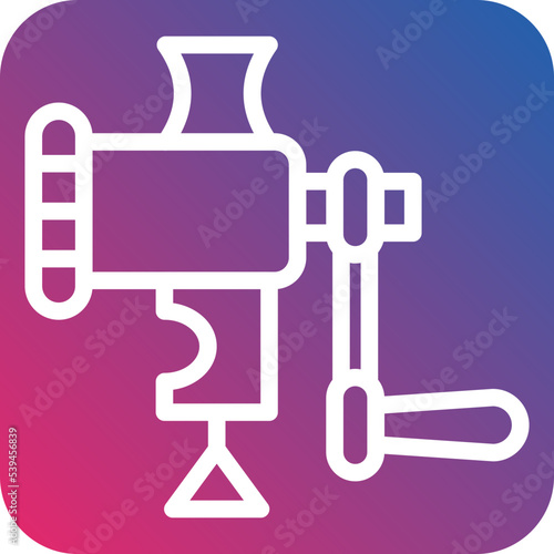 Meat Grinder Icon Style