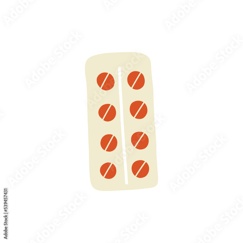Pills blister.Pack of contraceptive women.Hormonal oral contraceptive pills in blister.Vitamin pill blister