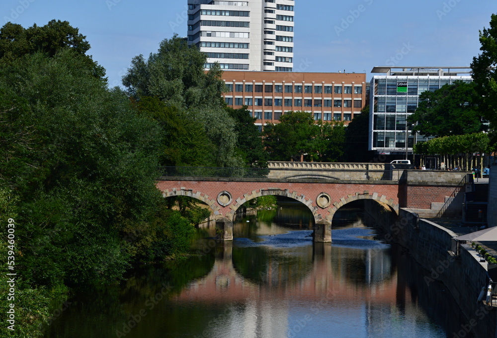 Bridge in Hannover, the Capital City of Lower Saxony