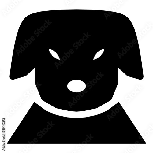 Dog Flat Vector Icon