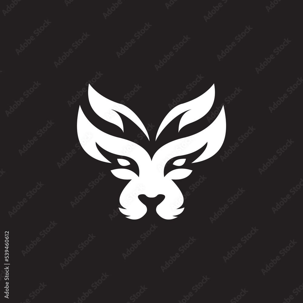 tiger face mask logo on black background vector illustration , logo face tiger abstract tiger face mask logo on black background vector illustration , logo face tiger abstract