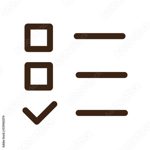 bussines ceck list management project icon