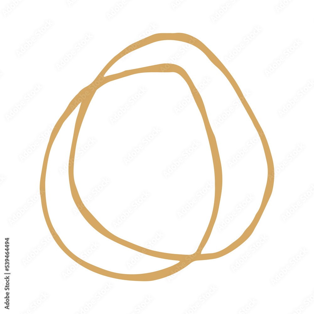 Abstract round shape. Doodle element for design, creating patterns, logos, prints, sublimations. Vector illustration Abstract round shape. Doodle element for design, creating patterns, logos, prints, sublimations. Vector illustration