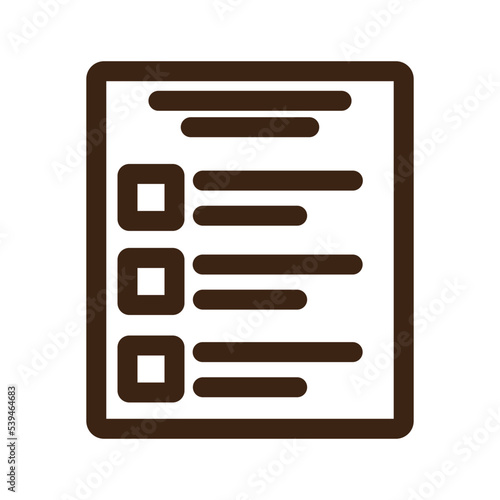ceck education file list school student study icon