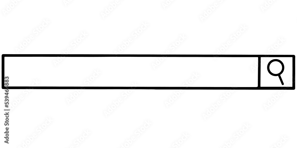Web Browser Search Bar Outline Frame Web Browser Search Bar Outline Frame