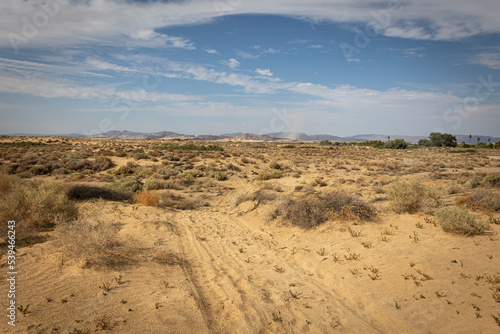 The desert in Southern California near the town of 29 palms, close to the Joshua Tree National park, USA