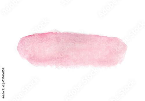 watercolor painting. Pink watercolor on white background. 