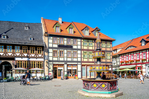 Markt, Wernigerode, Sachsen Anhalt, Deutschland 