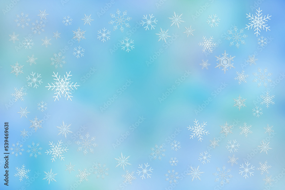 雪の結晶模様 雪の結晶模様