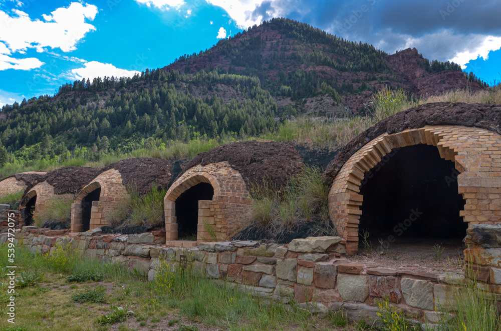 Redstone Coke Oven Historic District at the intersection of State Highway 133 and Chair Mountain Stables Road outside Redstone, Colorado