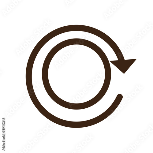 navigation refresh reload outline icon