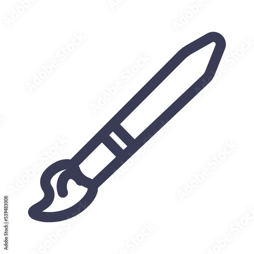 brush drawing graphic paint paintbrush tassel tools icon