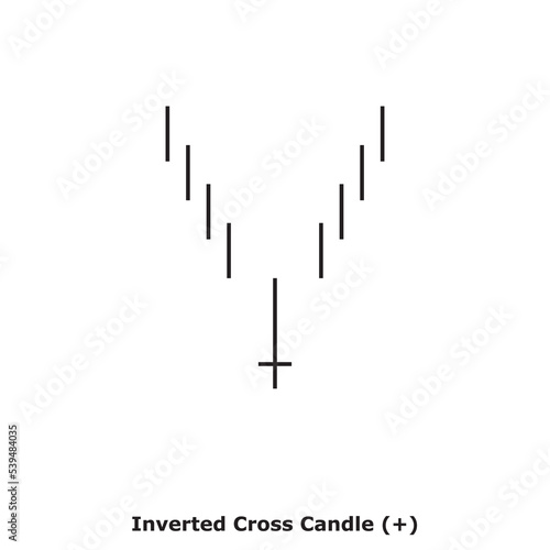Inverted Cross Candle (+) White & Black - Square