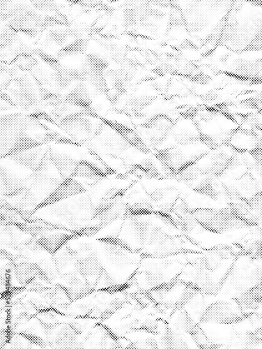 Halftone wrinkled paper texture