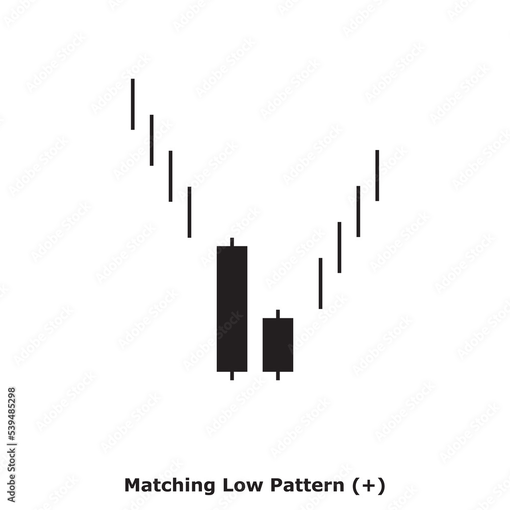 Matching Low Pattern (+) White & Black - Square