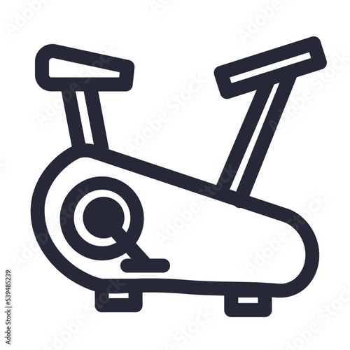 biking cycle exercise fitness gym machine tools icon
