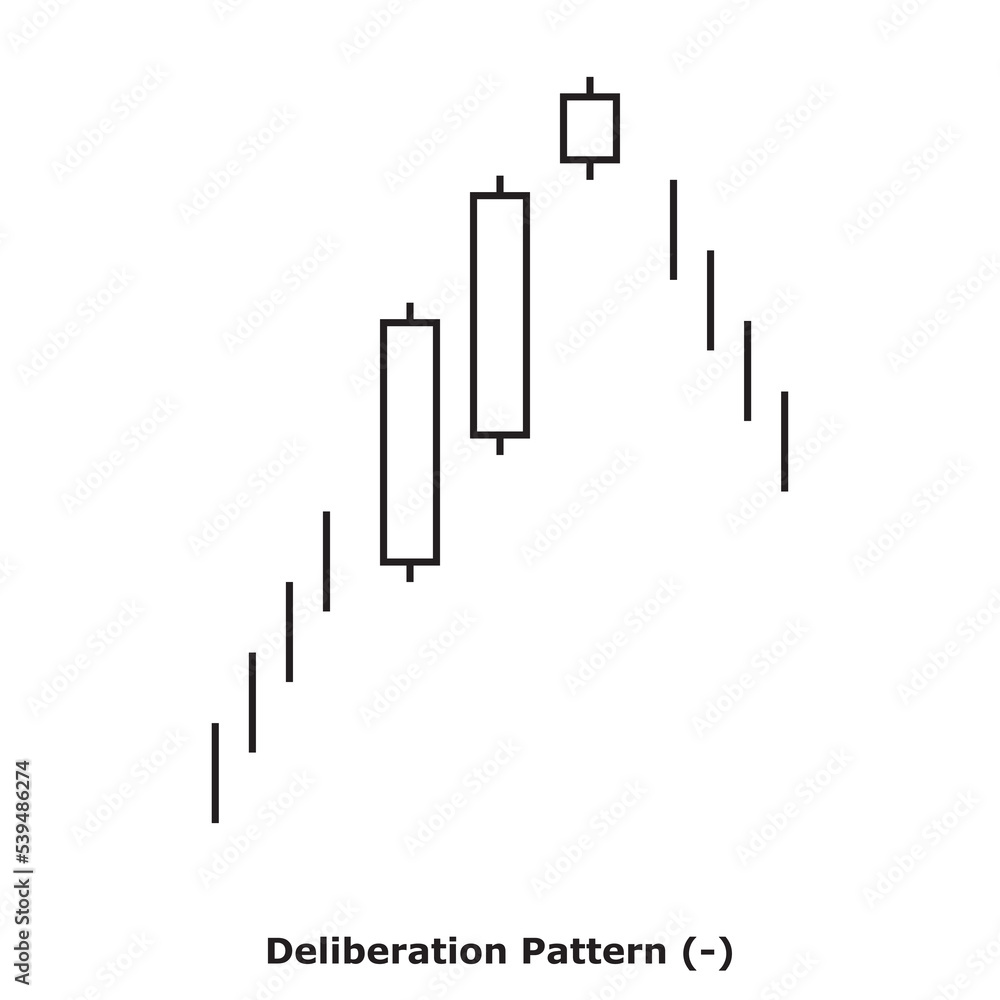 Deliberation Pattern (-) White & Black - Square Deliberation Pattern (-) White & Black - Square