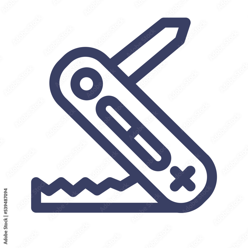 blade cut knife swiss tools icon blade cut knife swiss tools icon