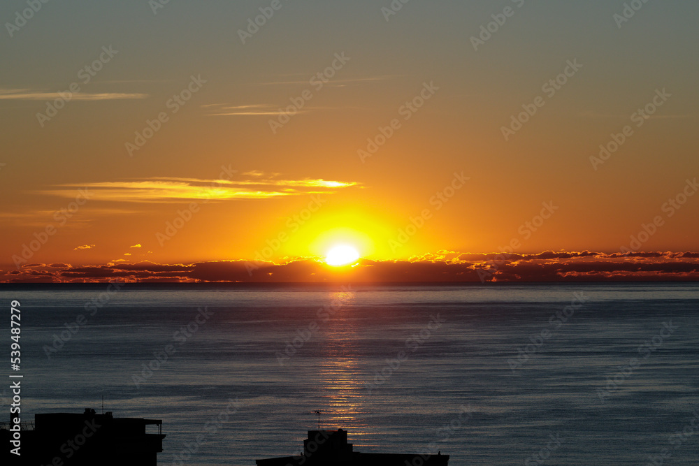 Amanecer en Benidorm