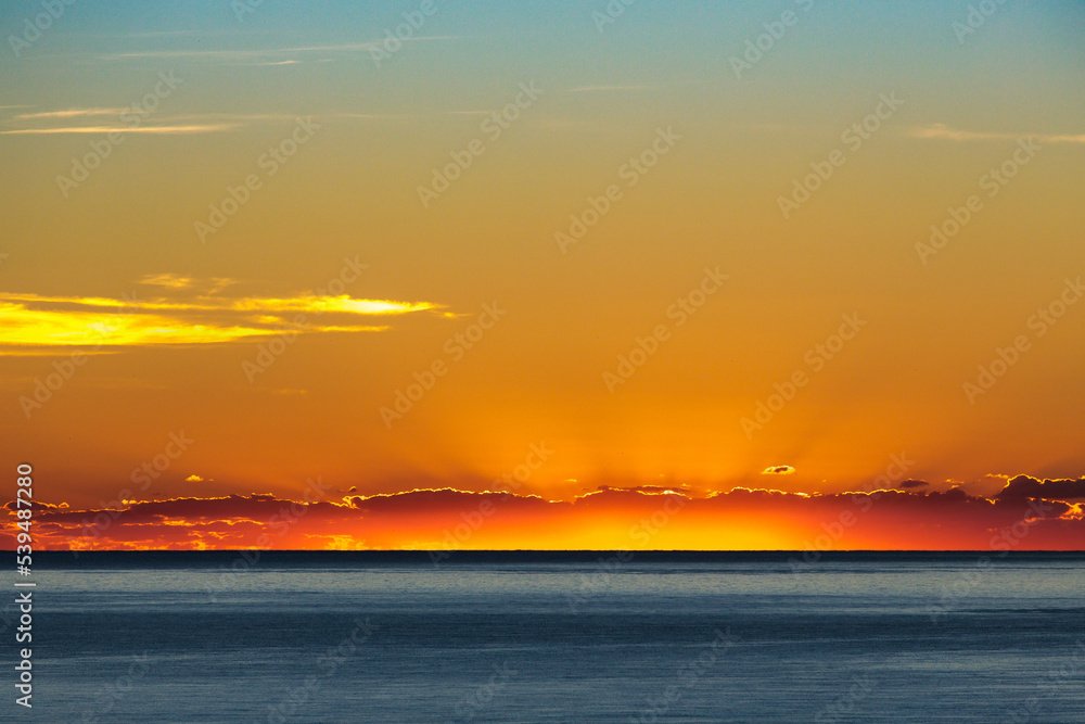 Fototapeta premium Amanecer en Benidorm