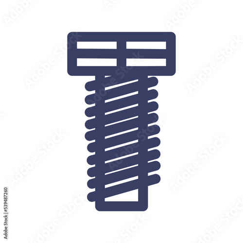 bolt construction material material building tools icon