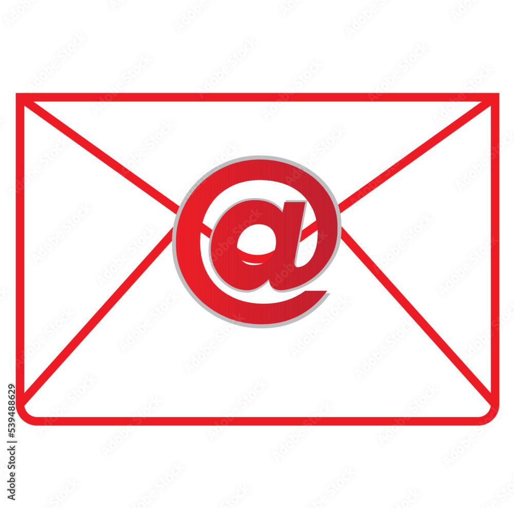 Symbol in an E-mail address Symbol in an E-mail address