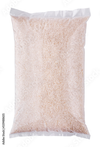 bag of Thai rice isolated and save as to PNG file